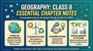 resources class 8 geography essential chapter notes