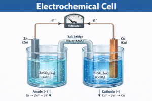 electrochemical cell diagram class 12 electrochemistry